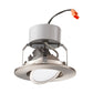 Lithonia 4G1BN LED 30K 90CRI M6 500 Lumens 4 inch LED Recessed Downlight, 8 Watts, 3000K, 90 CRI, Brushed Nickel, 50 Watt Equal, Less Medium Base Socket Adapter