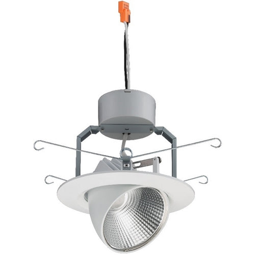 Lithonia 4iGMB LED 40K 90CRI 4 inch LED iGimbal Downlight, 9.8 Watts, 4000K, 90 CRI, 670 Lumens, Matte Black
