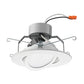 Lithonia 5G1MW LED 27K 90CRI M6 680 Lumens 5 inch LED Recessed Downlight, 10 Watts, 2700K, 90 CRI, Matte White, 65 Watts Equal, Less Medium Base Socket Adapter