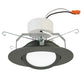 Lithonia 6G1MB LED 620 Lumens, 6 inch LED Recessed Downlight, 3000K, 80 CRI, Matte Black, Less Medium Base Socket Adapter