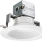 Lithonia 6JBK RD 27K 90CRI MW Round Direct-Wire Canless LED Recessed Downlight, 2700K Color Temperature, 11W, 820 Lumens, 90 CRI, Matte White