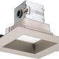 Lithonia 6JBK SQ 27K 90CRI BN Square Direct-Wire Canless LED Recessed Downlight, 2700K Color Temperature, 11W, 740 Lumens, 90 CRI, Brushed Nickel