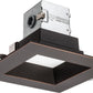 Lithonia 6JBK SQ 27K 90CRI ORB Square Direct-Wire Canless LED Recessed Downlight, 2700K Color Temperature, 11W, 740 Lumens, 90 CRI, Oil Rubbed Bronze