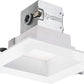 Lithonia 6JBK SQ 50K 90CRI MW Square Direct-Wire Canless LED Recessed Downlight, 5000K Color Temperature, 11W, 800 Lumens, 90 CRI, Matte White