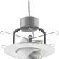 Lithonia 6iGMW LED 40K 90CRI  6 inch LED iGimbal Downlight, 12 Watts, 4000K, 770 Lumens,Matte White, Less Medium Base Socket Adapter