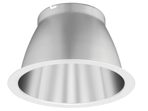 Lithonia LO6AR TRW LSS TRIM 6" Round Clear Downlight Reflector & Trim Semi Specular White Flange