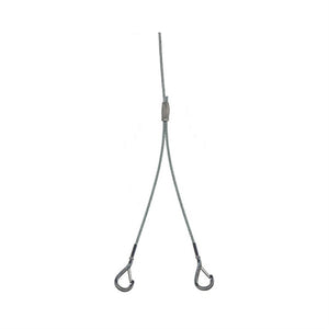 Lithonia IBAC240 M75 Aircraft Cable 75' with Hook (one pair)