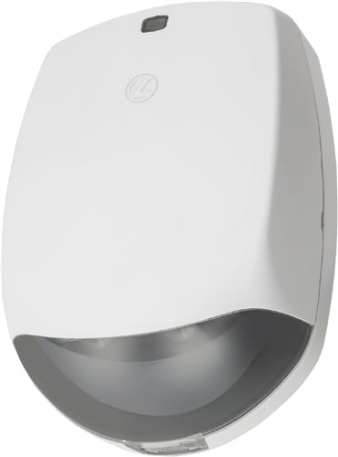 Lithonia AFB OELR DWHGXD WT Affinity Architectural Outdoor LED Emergency Light, Remote Fixture, Normally OFF, White Textured, Universal DC Voltage, Wide Throw Optics