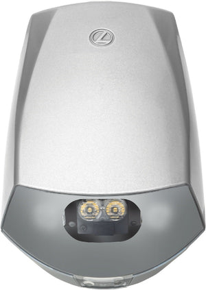 Lithonia AFF OEL DBLBXD UVOLT LTP SDRT WT Die-Cast Emergency Light, Normally-OFF with Internal Battery, Black, 120-347VAC 50/60 Hz, Lithium Iron Phosphate Battery, Self-Diagnostic Remote Test, Wide Throw
