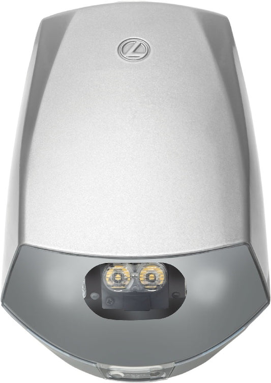 Lithonia AFF OEL DBLBXD UVOLT LTP SDRT WT Die-Cast Emergency Light, Normally-OFF with Internal Battery, Black, 120-347VAC 50/60 Hz, Lithium Iron Phosphate Battery, Self-Diagnostic Remote Test, Wide Throw