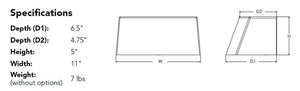 Lithonia ARC1 LED P3 30K MVOLT DDBXD Architecture LED Wall Light, 3000 Lumens, 3000K, 120-277V, Dark Bronze