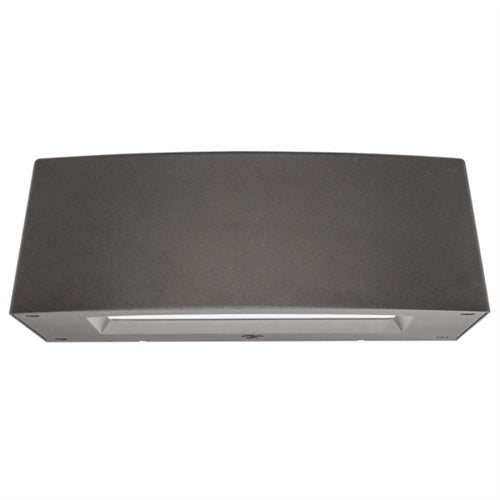 Lithonia ARC2 LED P4 50K MVOLT PE E4WH DDBXD Architectural LED Wall Light, 5000K, 120-277V, Button Type Photocell for Dusk-to-Dawn Operation, 4W Emergency Battery Back Up, Dark Bronze