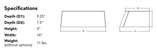 Lithonia ARC2 LED P4 50K MVOLT PE E4WH DDBXD Architectural LED Wall Light, 5000K, 120-277V, Button Type Photocell for Dusk-to-Dawn Operation, 4W Emergency Battery Back Up, Dark Bronze