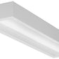 Lithonia BLTX4 30L ADP GZ10 E10W LP840 1'x4' Surface Mount LED Light, 3000 Lumens, Curved Linear Prisms Diffuser, 0-10V Dims to 10%, 82 CRI, 4000K, 10W Emergency Battery Pack