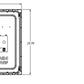 Lithonia CPANL 2X2 24/33/44LM 40K M4 2'x2' LED Flat Panel 2400/3300/4400 Lumens, 4000K Color Temperature, 120-277V