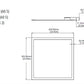 Lithonia CPX 2X2 3200LM 40K M4 30W 2'x2' LED Flat Panel 3200 Lumens, 4000K, 120-277V