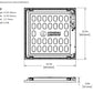 Lithonia CPX3P 2X2 ALO7HE SWW7 UVOLT Three Pane LED Panel, 2'x2', 3000-5000 Lumens, 3500K, 4000K and 5000K Color, 120-347V