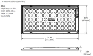 Lithonia CPX3P 2X4 ALO8HE SWW7 UVOLT Three Pane LED Panel, 2'x4', 3000-5000 Lumens, 3500K, 4000K and 5000K Color, 120-347V