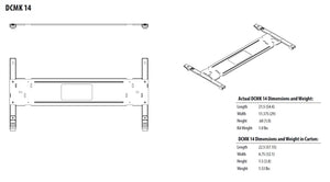 Lithonia DCMK 14 1x4 Direct Ceiling Mount Kit, For Use with CPANL1x4 Fixture