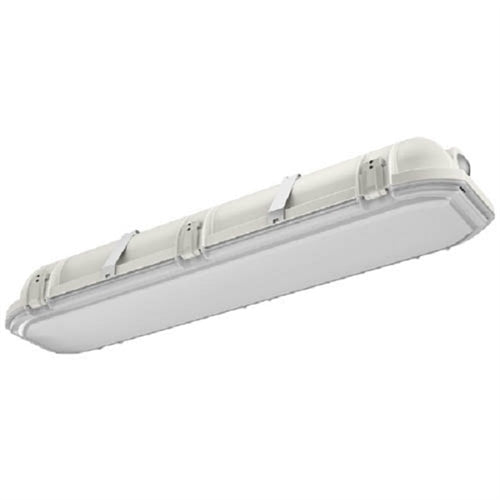 Lithonia DMW2 L24 3000LM AFL MD MVOLT GZ1 50K 80CRI 3831 Lumens 2ft LED Vapor Tight Fixture 27 Watts 5000K Frosted Lens IP65 IP66 Wet Location 120-277V