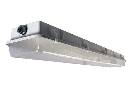 Lithonia DMW2 L24 4000LM AFL MD MVOLT GZ10 40K 80CRI 4855 Lumens 2ft LED Vapor Tight Fixture 40 Watts 4000K Frosted Lens IP65 IP66 Wet Location 120-277V
