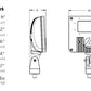 Lithonia DSXF1 LED P1 30K WFL MVOLT THK DDBXD 21W D-Series Size 1 LED Floodlight, P1 Performance Package, 3000K, Wide Flood, 120-277V, Dark Bronze Finish