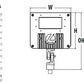 Lithonia DSXF1 LED P1 40K MFL MVOLT THK DDBXD 21W D-Series Size 1 LED Floodlight, P1 Performance Package, 4000K Color Temperature, Medium Flood Distribution, 120-277V, Knuckle With 1/2" NPS Threaded Pipe, Dark Bronze Finish
