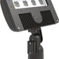 Lithonia DSXF2 LED P1 30K 70CRI WFR MVOLT IS DWHXD 75W D-Series Size 3 LED Floodlight, P1 Performance Package, 3000K, 70 CRI, Wide Flood Rectangular Distribution, 120-277V, Integral Slipfitter, White