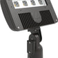 Lithonia DSXF2 LED P1 40K 70CRI WFL 480 THK DDBXD 54W D-Series Size 2 LED Floodlight, P1 Performance Package, 4000K Color Temperature, Wide Flood Distribution, 480V, Knuckle With 1/2" NPS Threaded Pipe, Dark Bronze Finish
