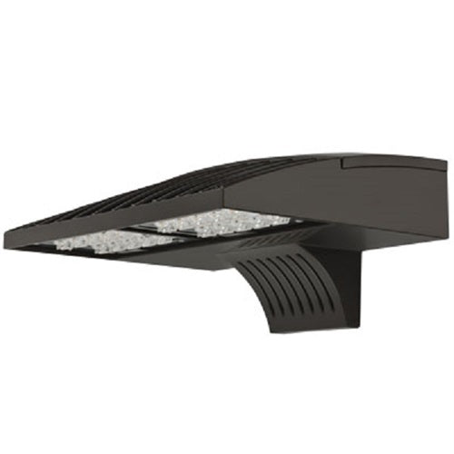 Lithonia DSXW1 LED 10C 350 40K T2S 120 BBW DDBXD 14W LED Wall Luminaire, 10 LEDs, 350mA, 4000K Color Temperature, Type II Short Distribution, 120V, Surface-Mounted Back Box Mounting, Dark Bronze Finish