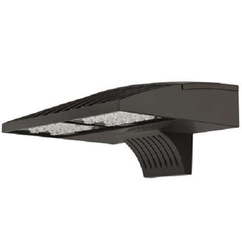 Lithonia DSXW1 LED 10C 700 50K ASYDF 120 DWHXD 27W LED Wall Luminaire, 10 LEDs, 700mA, 5000K Color Temperature, Asymmetric Diffuse Distribution, 120V, White Finish