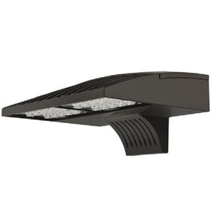 Lithonia DSXW1 LED 20C 1000 AMBPC ASYDF 277 BBW DWHXD 74W LED Wall Luminaire, 20 LEDs, 1000mA, Amber Phosphor Converted Color Temperature, Asymmetric Diffuse Distribution, 277V, Surface-Mounted Back Box Mounting, White Finish