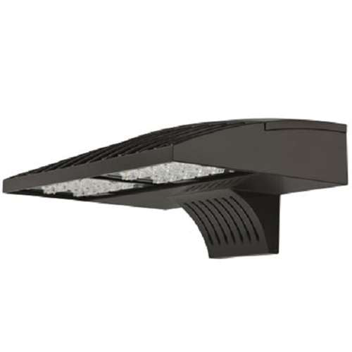 Lithonia DSXW1 LED 10C 1000 40K TFTM MVOLT BBW DDBTXD 40W LED Wall Luminaire, 10 LEDs, 1000mA, 4000K Color Temperature, Forward Throw Medium Distribution, 120-277V, Surface-Mounted Back Box Mounting, Textured Dark Bronze Finish