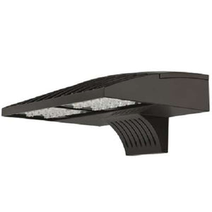 Lithonia DSXW1 LED 20C 700 50K TFTM 480 BBW DSSTXD 47W LED Wall Luminaire, 20 LEDs, 700mA, 5000K Color Temperature, Forward Throw Medium Distribution, 480V, Surface-Mounted Back Box Mounting, Textured Sandstone Finish