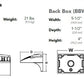 Lithonia DSXW2 LED P5 40K 70CRI T4M MVOLT SRM DBLBXD 57W D-Series Size 2 LED Wall Light, 8200 Lumens, 4000K, 70 CRI, Type 4 Medium Distribution, 120-277V, Surface Mounting Bracket, Textured Black