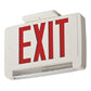 Lithonia ECBR LED M6 LED Exit Sign White Thermoplastic Single Face Red Letters Battery Backup