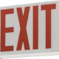 Lithonia ECC R REM M6 Single Face LED Combination Exit Sign - LED Lamp Heads, With Remove Capacity