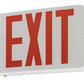 Lithonia ECRG RD M6 Exit and Emergency Light Combo Unit, Red and Green Letter, Round Lamp Heads