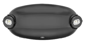 Lithonia ELM2L B M12 LED Emergency Light Black Thermoplastic 2 Adjustable Lamp Heads 2.4 Watts Battery Backup