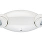 Lithonia ELM4L UVOLT LTP 6.6W LED Emergency Light 1100 Lumens, White Thermoplastic, 2 Adjustable Lamp Heads, 120-347 VAC