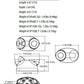 Lithonia ELMRE SP1100L T M12 Quantum LED Thermoplastic Emergency Light, 550 lumen, 5.3 watt, Spot Pattern, Twin, Aimable