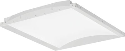 Lithonia ENVX 2X2 HRG 4000LM 90CRI 40K DARK EZT MVOLT 2'x2' Spec Ambient LED Troffer,Hourglass Style, 4000 Lumens, 90 CRI, 4000K, Constant Current Dim to 