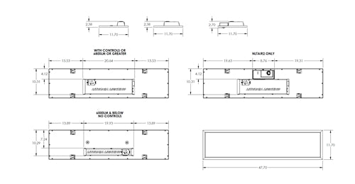 Lithonia EPANL 1X4 4000LM 80CRI 40K MIN10 ZT MVOLT 1'x4' LED Flat Panel, 4000 Lumens, 80 CRI, 4000K, Dims to 10%, Generic 0-10V Dimming, 120-277V