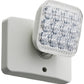 Lithonia ERE W SGL SQ LED Emergency Remote Lamp, Ivory White Housing, Single Lamphead, Square Lamp Head