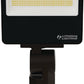 Lithonia ESXF3 ALO SWW2 YS DDB LED Floodlight, Adjustable 8500 Lumens, 10500 Lumens, 14000 Lumens Output, Switchable 3000K, 4000K, 5000K Color Temperature, Dusk-to-Dawn Operation PE, 120-277V, 80 CRI, Yoke and SlipFitter