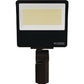 Lithonia ESXF4 ALO SWW2 YS DDB LED Floodlight, Adjustable 16000 Lumens, 18000 Lumens, 20000 Lumens Output, Switchable 3000K, 4000K, 5000K Color Temperature, Dusk-to-Dawn Operation PE, 120-277V, 80 CRI, Yoke and SlipFitter