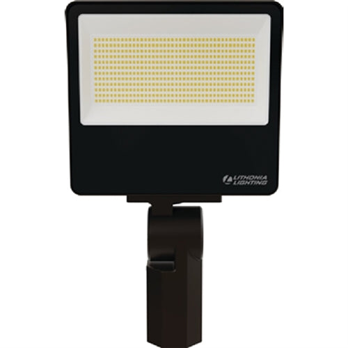 Lithonia ESXF4 ALO SWW2 YS DDB LED Floodlight, Adjustable 16000 Lumens, 18000 Lumens, 20000 Lumens Output, Switchable 3000K, 4000K, 5000K Color Temperature, Dusk-to-Dawn Operation PE, 120-277V, 80 CRI, Yoke and SlipFitter
