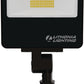 Lithonia ESXF1 P0 SWW2 THK DDB LED Floodlight, Adjustable 2500 Lumens Output, Switchable 3000K, 4000K, 5000K Color Temperature, Dusk-to-Dawn Operation PE, 120-277V, 80 CRI, Knuckle Only, Mounting Plate
