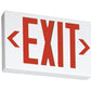 Lithonia EXR LED M6 LED Exit Sign White Thermoplastic Single Face Red Letters