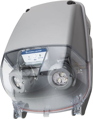 Lithonia EXTL SP2200L UVOLT LTP SDRT 22W Extreme LED Emergenty Light, 2200 Lumens, 120-347V, Lithium Ion Phospate Battery, Extra High-Output Battery, Gray